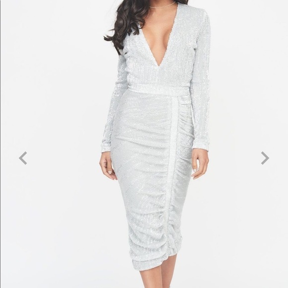 lavish alice sequin dress